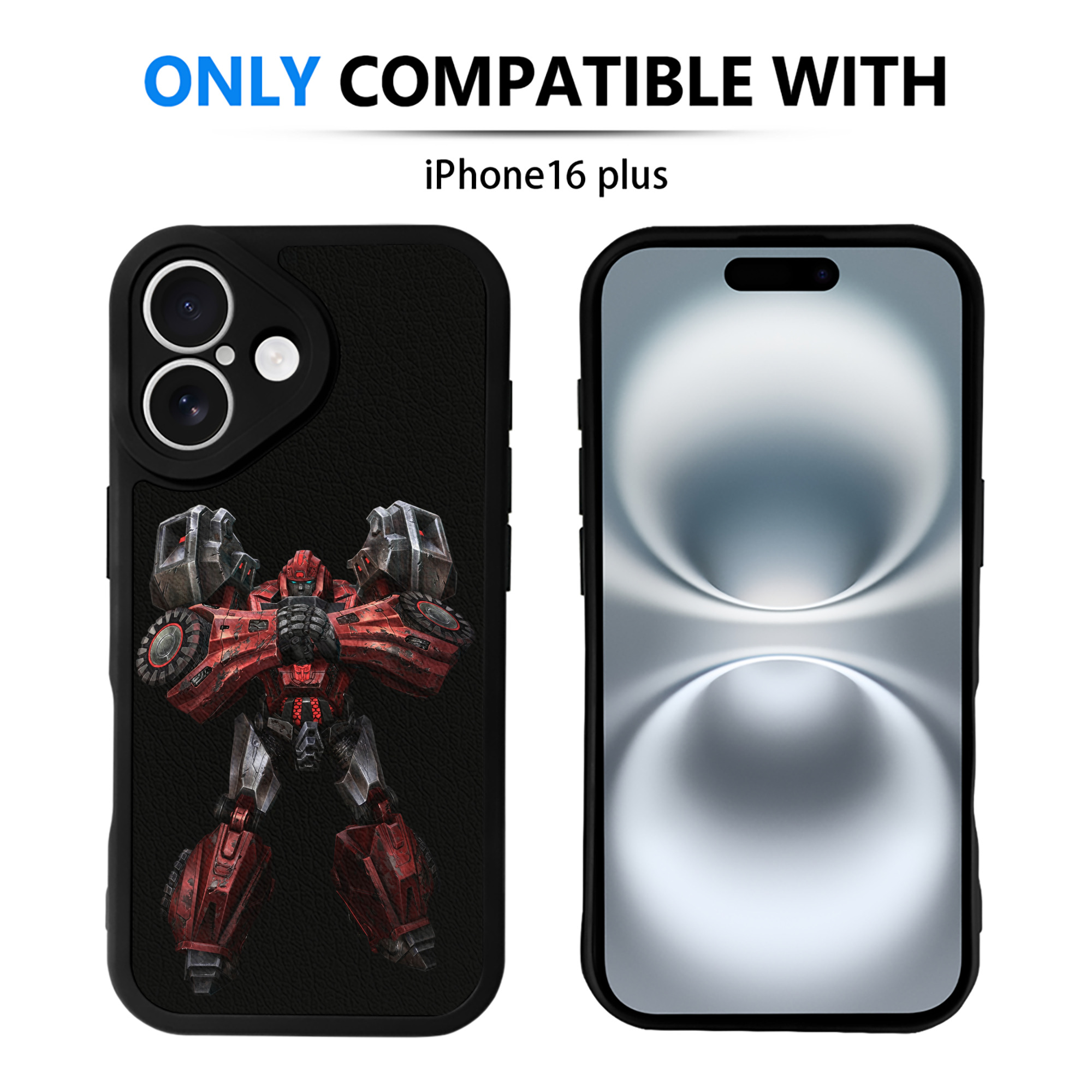 （画像用）  【iPhone 16シリーズ対応】シリコンスマホケース（レザー調） 材質：シリコン
